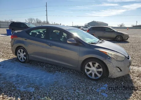 2013 Hyundai Elantra Gls из США, поврежденный, VIN 5NPDH4AE2DH326404